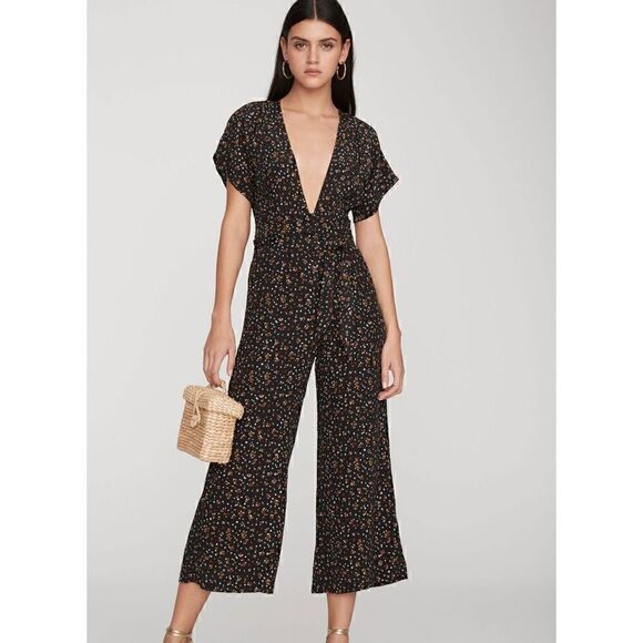Faithfull The Brand Alena Floral Jumpsuit La Contrie Print - Picture 5 of 15